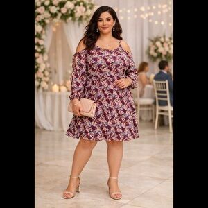 TORRID Ditsy Floral Mini Dress